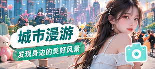 城市漫游生活摄影主题视觉